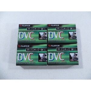 NEW Fujifilm DVC MiniDV Digital Video Cassette Tape 60 Min SP 90 Min LP Lot of 4